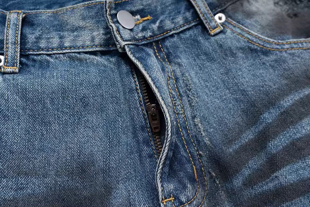 Other Washed Dirty High Street Ripped Distressed Baggy Jeans Size US 32 / EU 48 - 8 Thumbnail