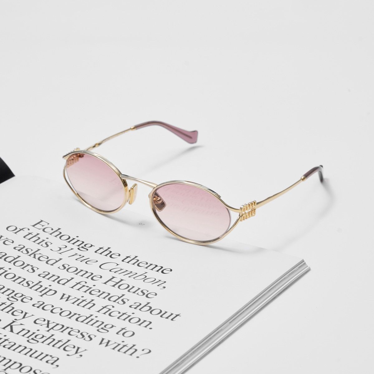 Miu Miu MIU MIU 0MU 52YS 5AK06S SUNGLASSES Size ONE SIZE - 1 Thumbnail