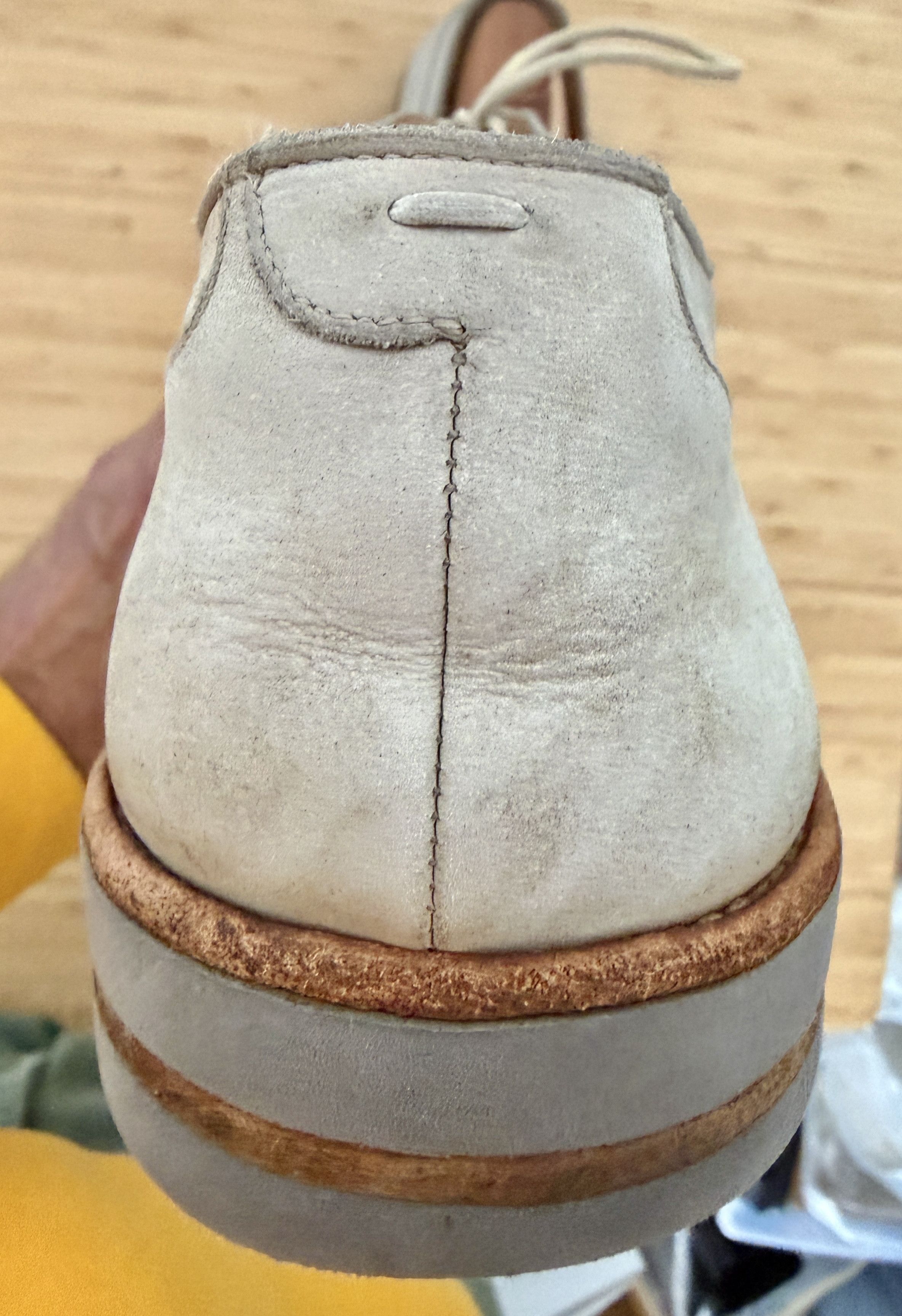 Maison Margiela Margiela Line 22 Distressed Suede White/Grey size 13 Size US 13 / EU 46 - 8 Thumbnail