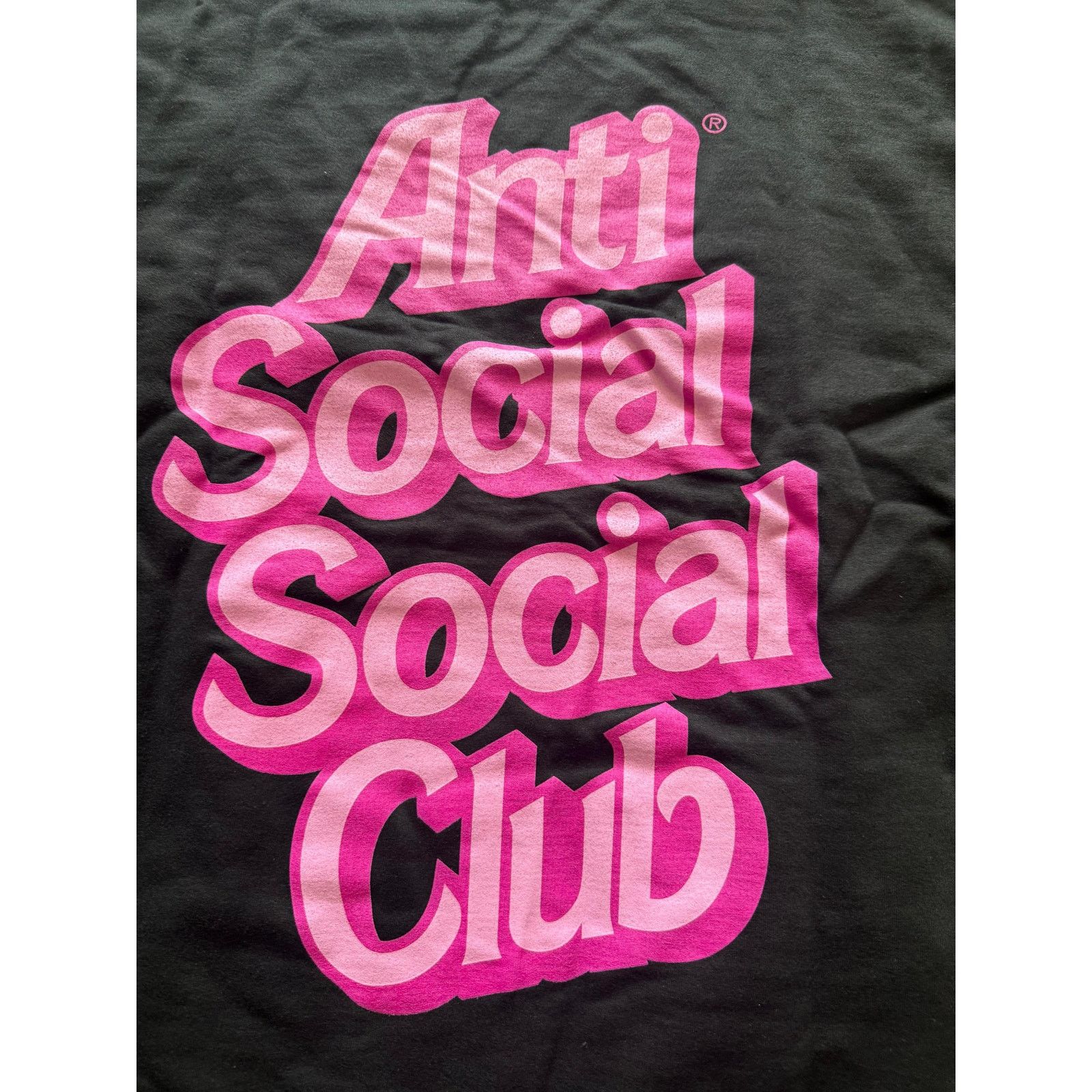 Anti Social Social Club Anti Social Social Club Pink Logo Hoodie Black NWT Size M / US 6-8 / IT 42-44 - 5 Thumbnail