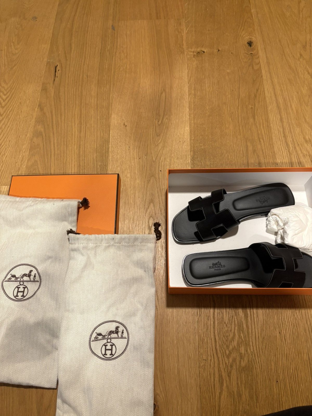 Hermes Hermes oran sandal Size US 9 / IT 39 - 2 Thumbnail
