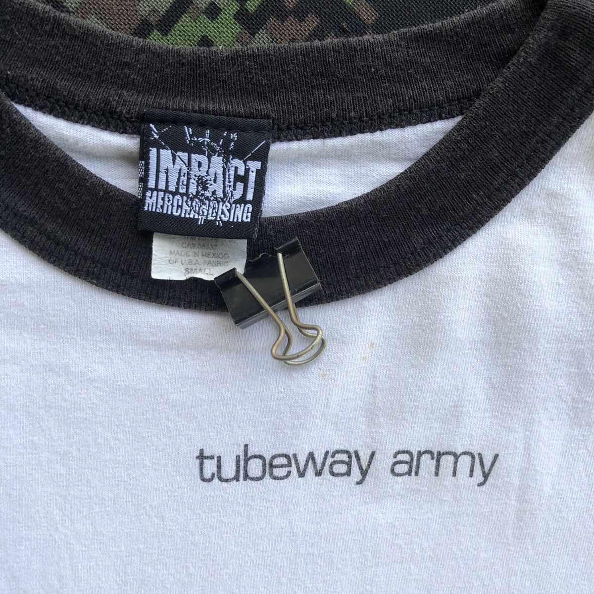 Band Tees × Vintage Vtg Tubeway Army Gary Numan Band Tshirt Ringer Size US S / EU 44-46 / 1 - 4 Thumbnail