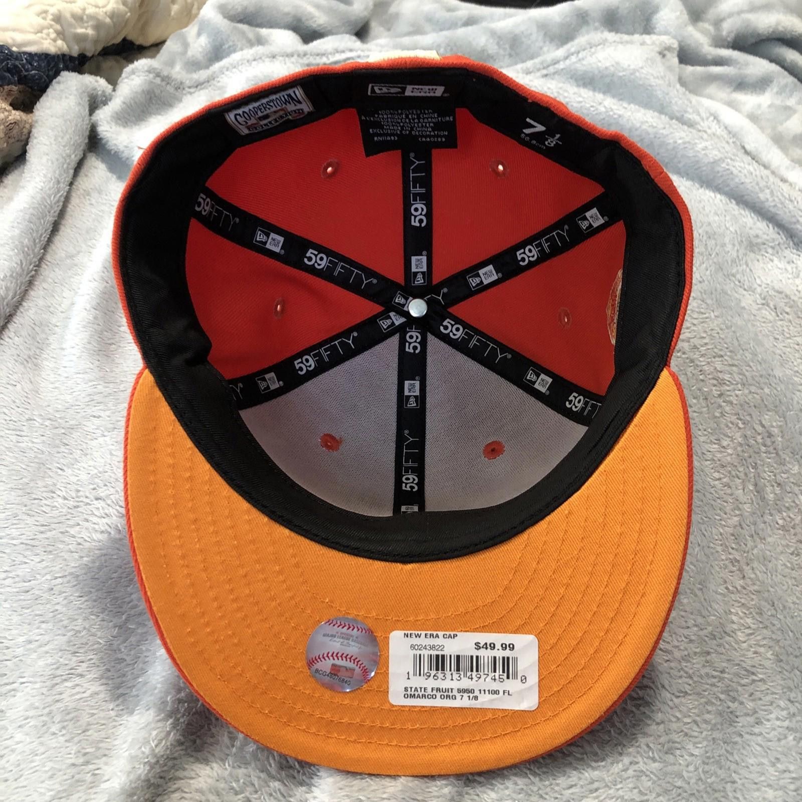 New Era Marlins '97 World Series Orange Patch New Era 5950 FITTED Size ONE SIZE - 6 Thumbnail