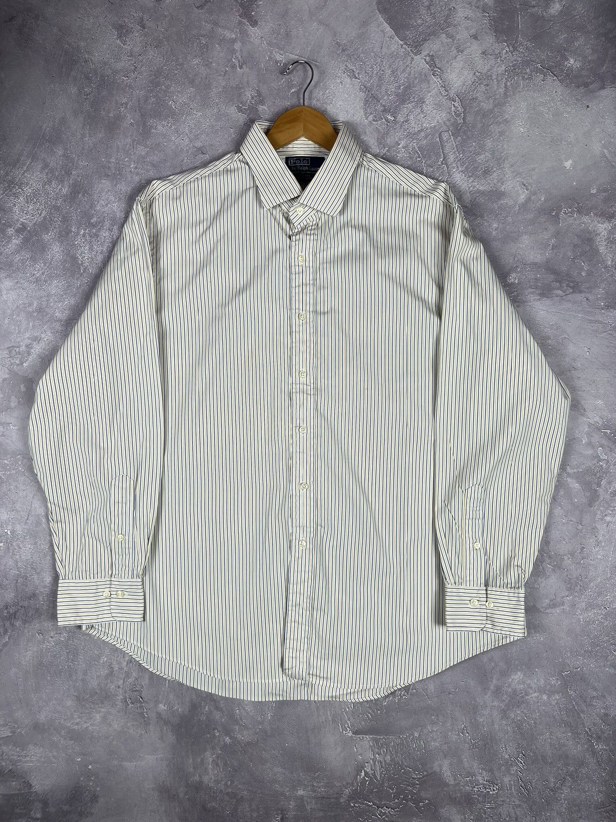 Polo Ralph Lauren Vintage Polo Ralph Lauren Regent Striped Shirt 90s Y2K Hype Size US XXL / EU 58 / 5 - 1 Thumbnail