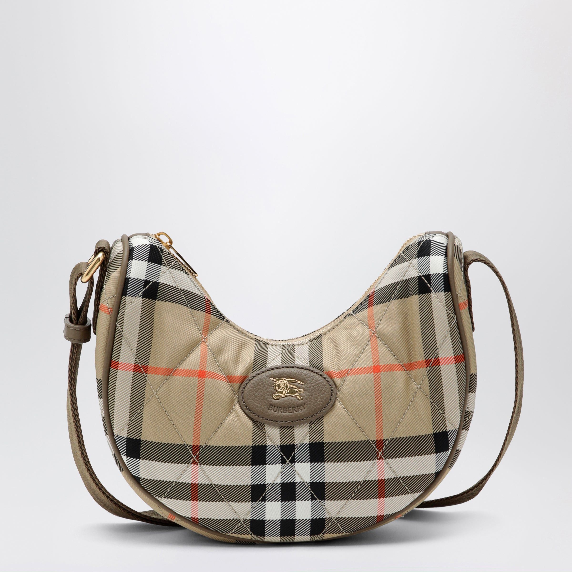 Burberry Burberry Horseshoe Quilted Nylon Crossbody Bag Size ONE SIZE - 1 Thumbnail