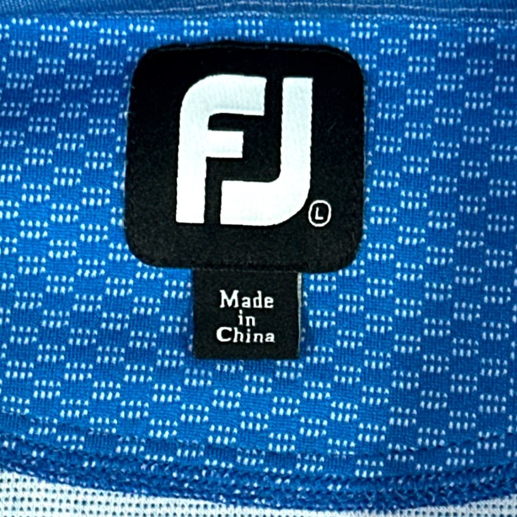 Footjoy FootJoy Polo Shirt Adult LARGE Blue White Dots Golf Caddy Lightweight Polyester Polo Shirt Size US L / EU 52-54 / 3 - 5 Thumbnail