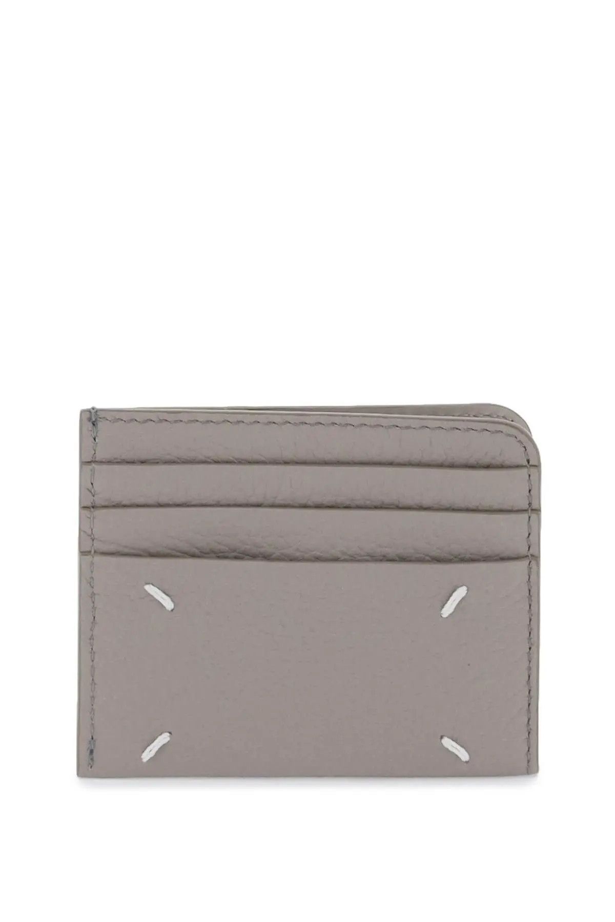 o1s22i1n1223 Leather Cardholder in Grey