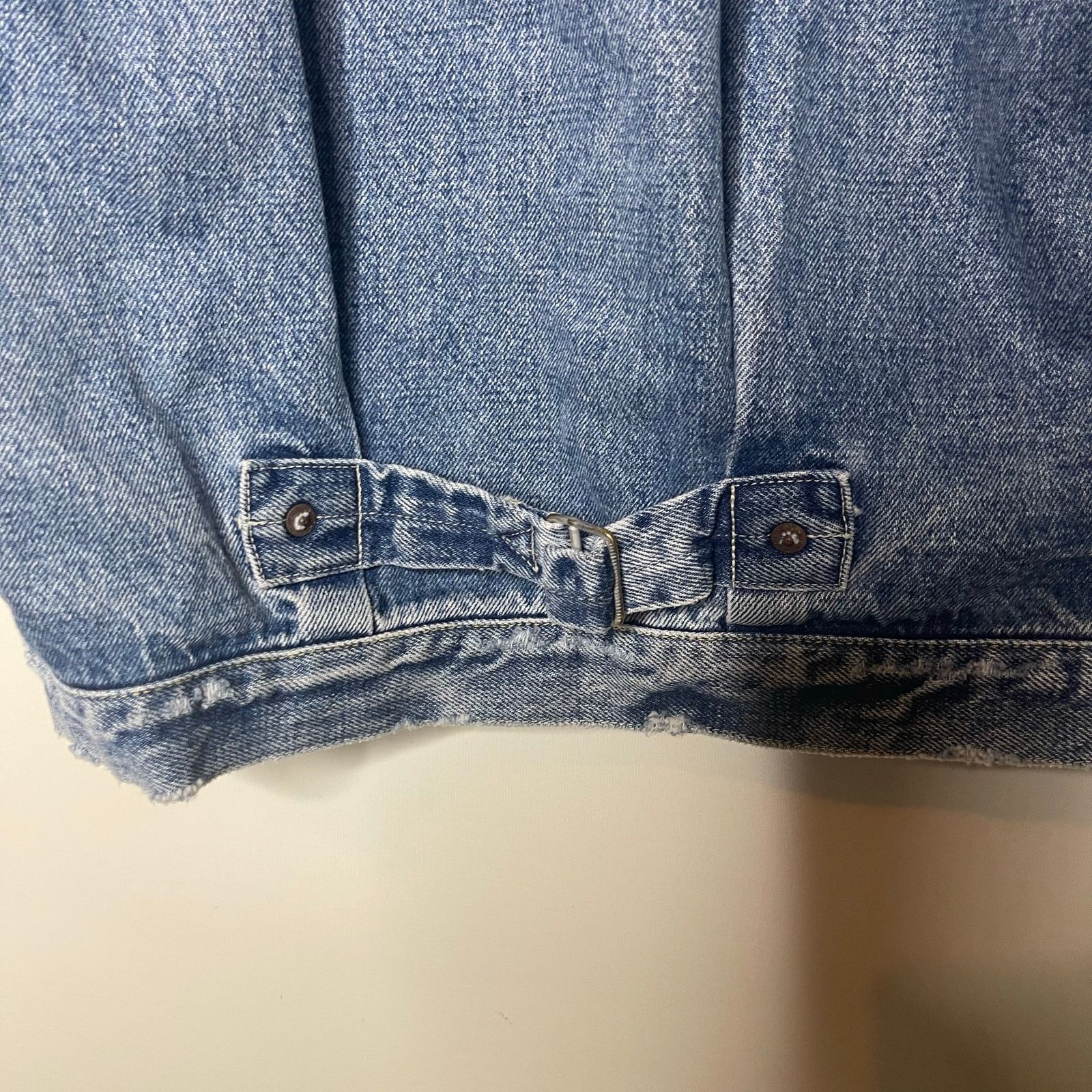 Other New Oblada Japanese Denim Jacket in Vintage Blue Unisex Sz M Size US M / EU 48-50 / 2 - 6 Thumbnail