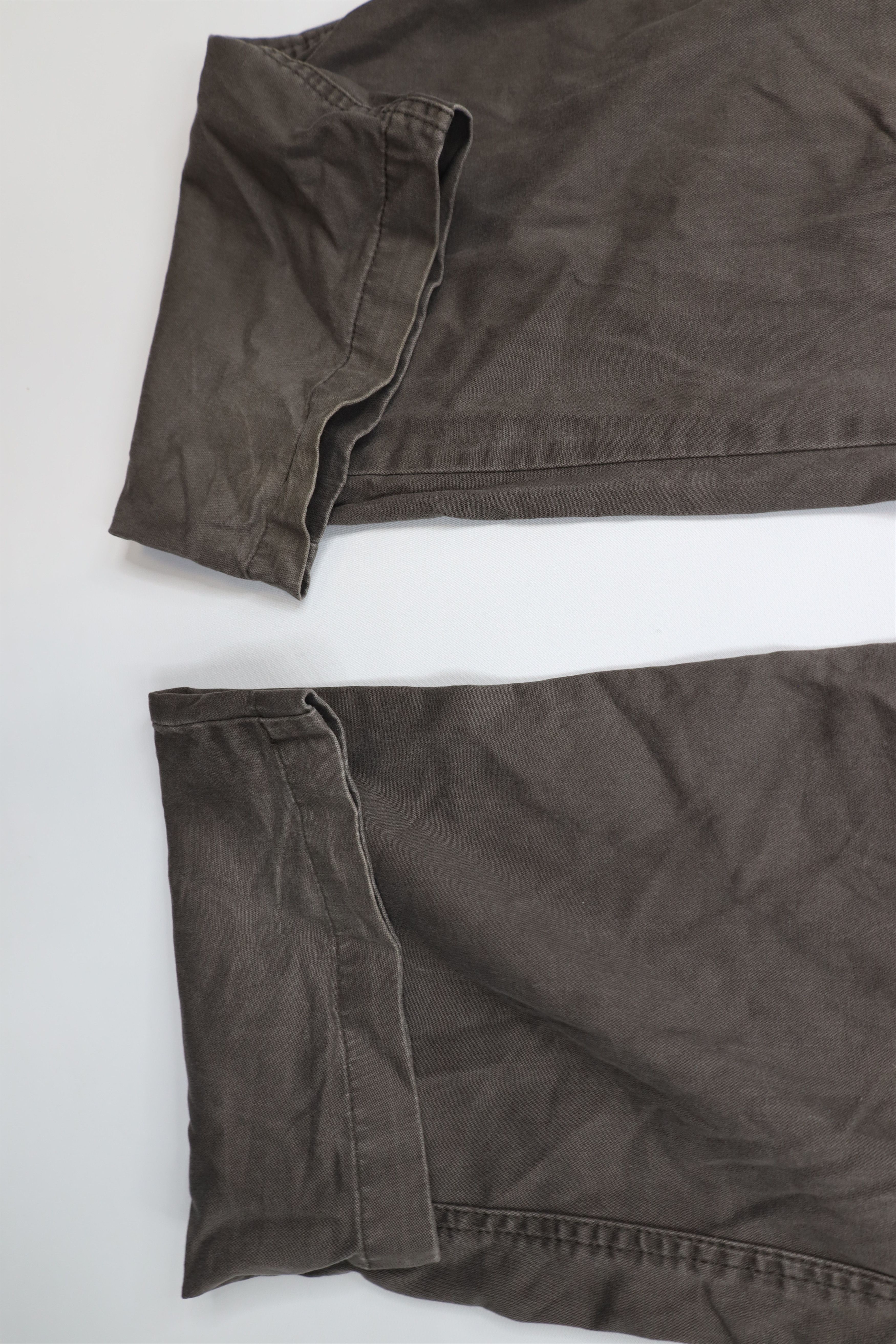 Chaps Vintage 90s Y2K Chaps Faded Wide Leg Cargo Pants Gray Cotton Size US 36 / EU 52 - 5 Thumbnail