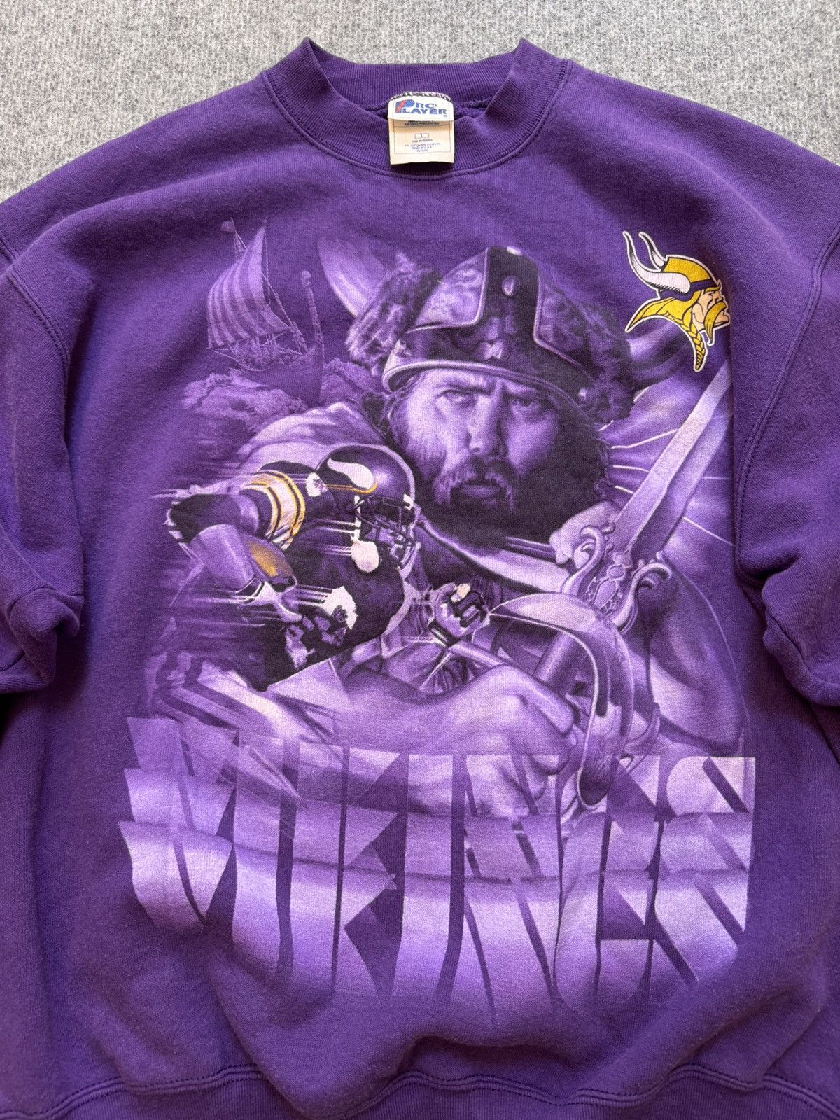 Pro Player Vintage sweatshirt Pro Player American football Wikings Size US L / EU 52-54 / 3 - 2 Thumbnail