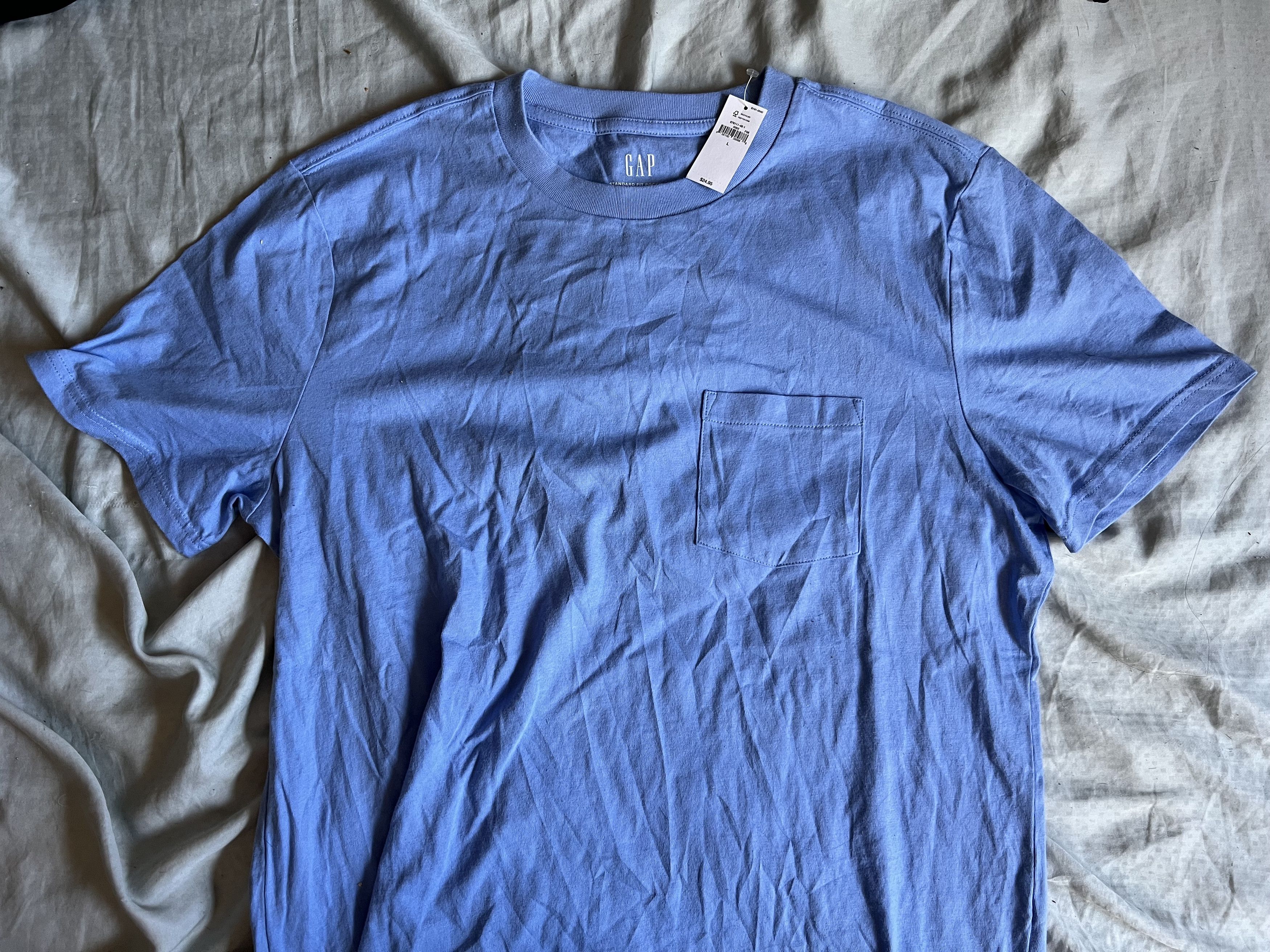 Gap Gap 100% Organic Cotton Pocket T-Shirt Large $25 Size US L / EU 52-54 / 3 - 2 Thumbnail