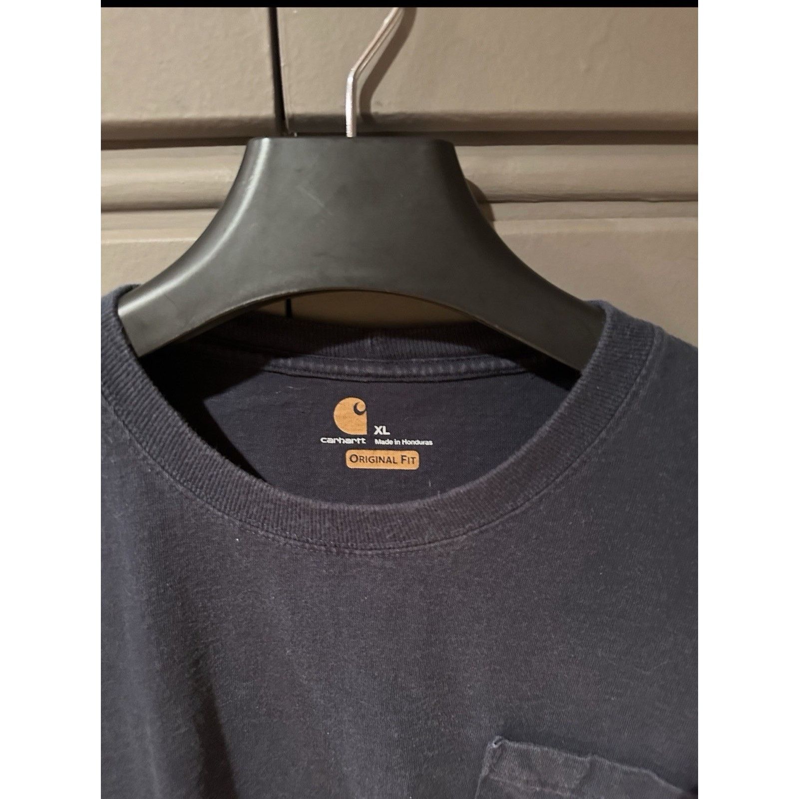 Carhartt Carhartt Men’s Pocket T XL Navy Oversized Fit Size US XL / EU 56 / 4 - 2 Thumbnail