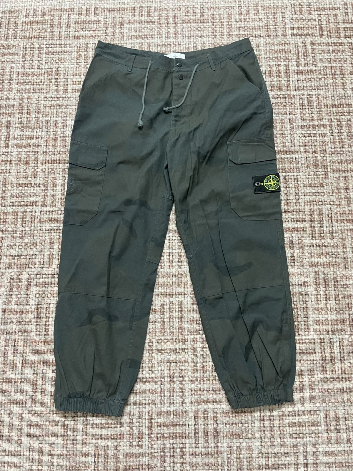 Stone Island × Supreme Supreme Stone Island Painted Camo Nylon