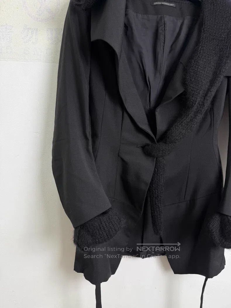 YOHJI YAMAMOTO Deconstructed wool blended suit