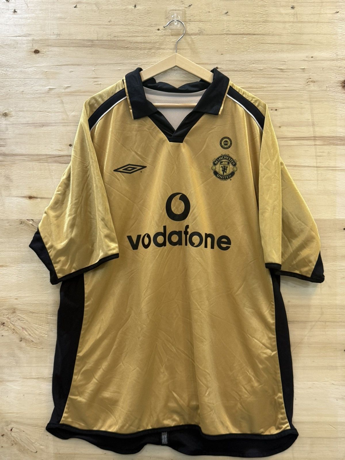 Umbro MAN UNITED 01/02 REVERSIBLE JERSEY Size US XL / EU 56 / 4 - 2 Thumbnail