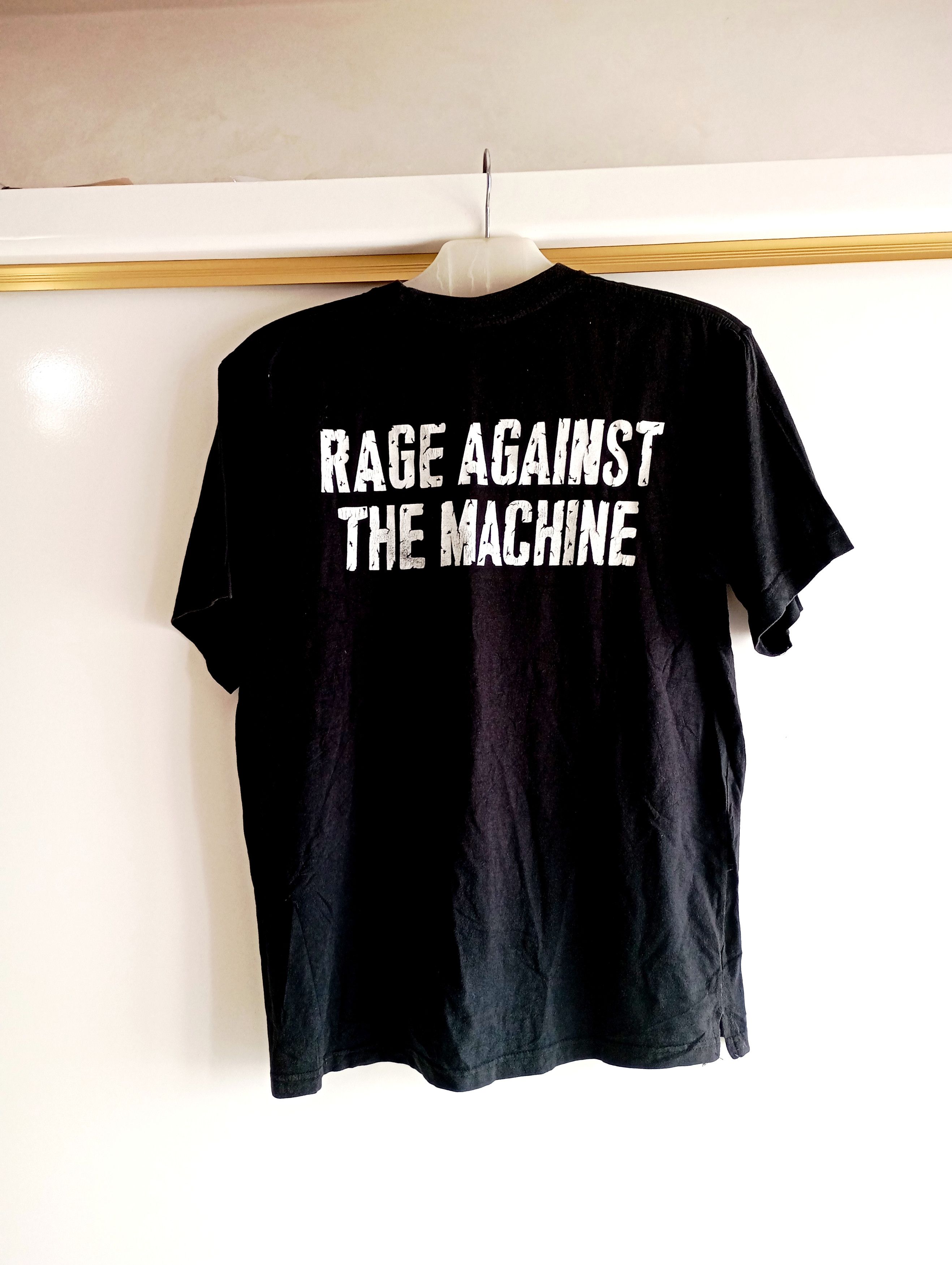 Band Tees Vintage Rage Against The Machine 90s Rock Band Tshirt Size US L / EU 52-54 / 3 - 3 Thumbnail