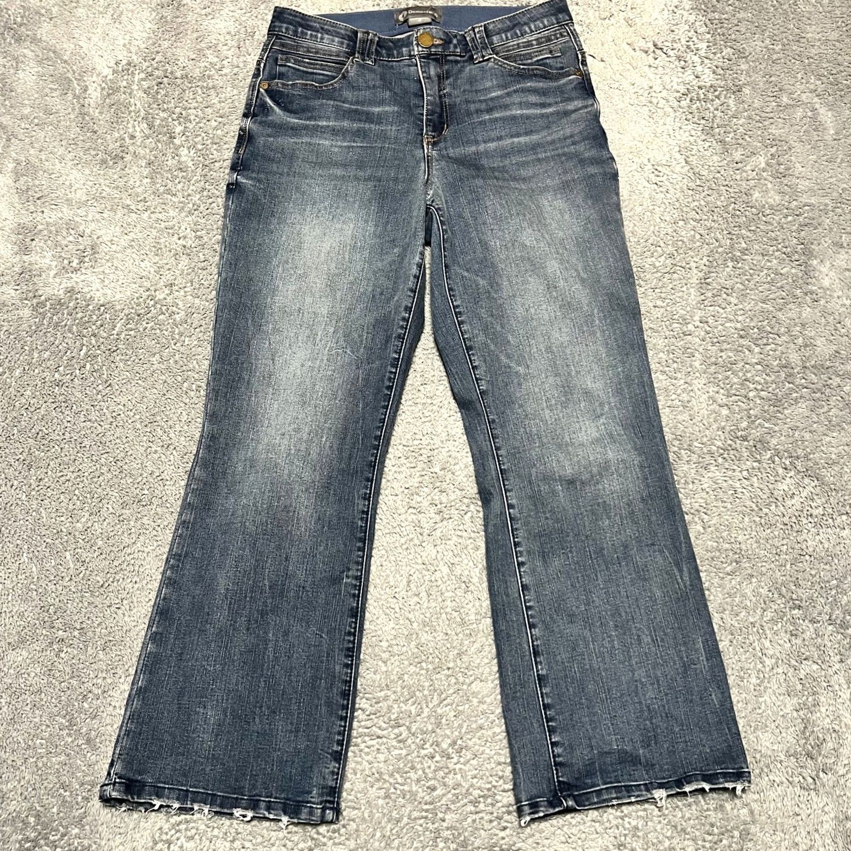 Vintage Democracy Jeans Womens Boot Ab Solution Stretch Cropped 8 Size 30" / US 8 / IT 44 - 2 Thumbnail