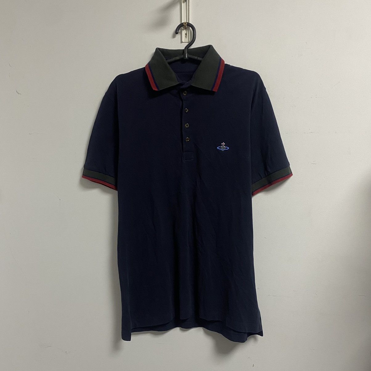Vivienne Westwood Vintage Vivienne Westwood polo shirt rare blue Size US L / EU 52-54 / 3 - 1 Thumbnail