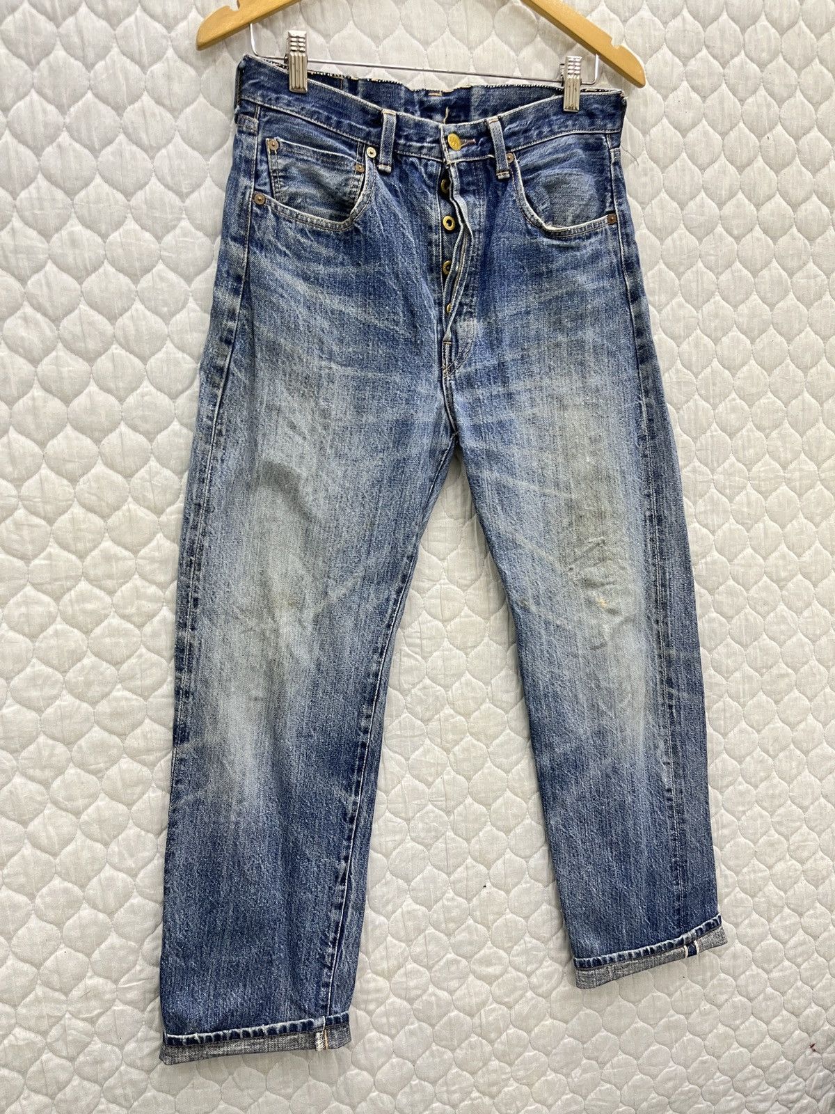 Vintage 🔥🔥🔥ARCHIVE SMITH SELVEDGE DENIM Size US 30 / EU 46 - 2 Thumbnail