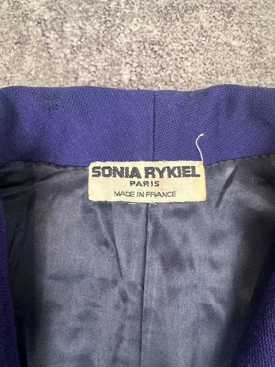 Sonia Rykiel Paris Women Vintage Blazer Wool Purple Size XL