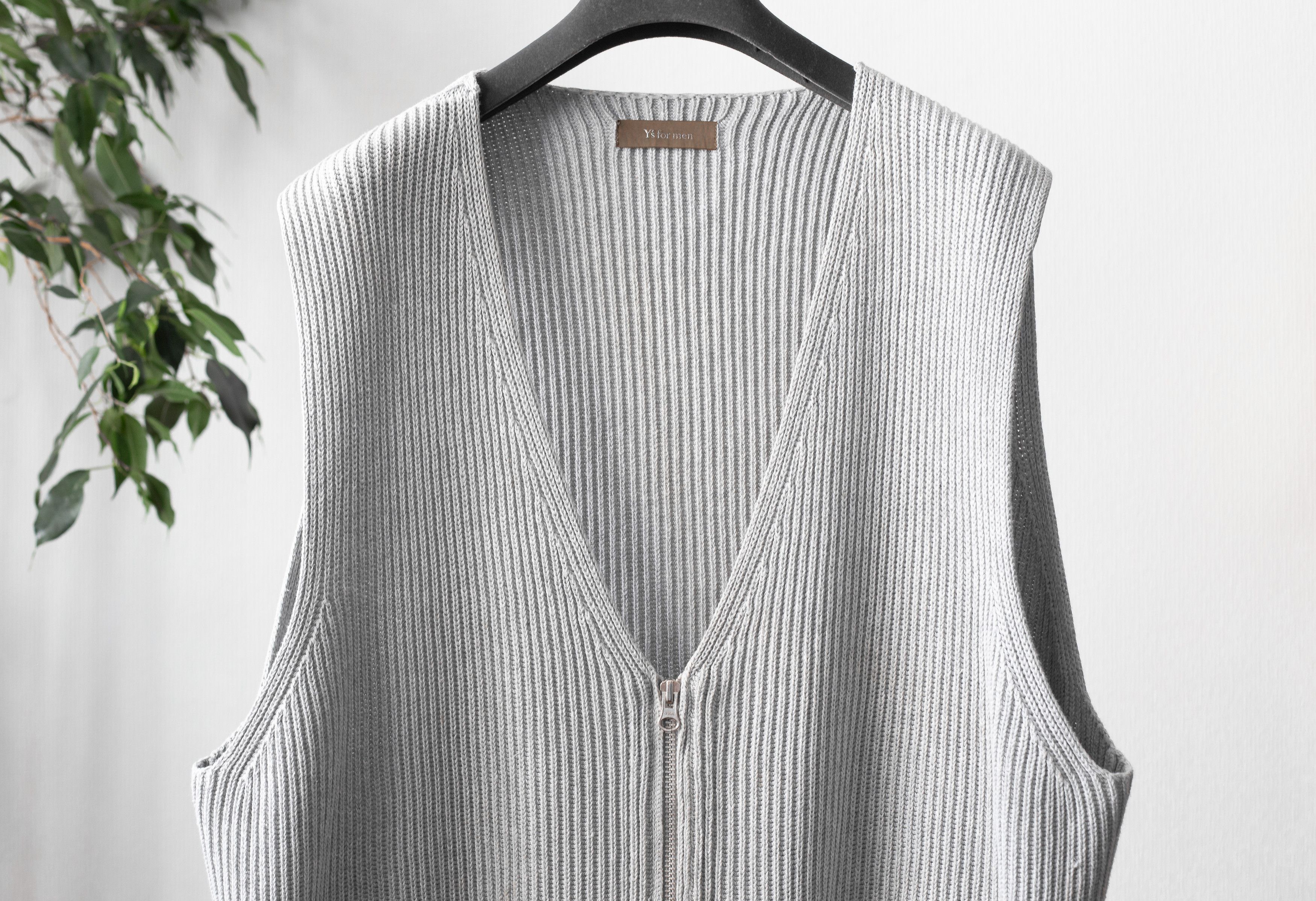 Yohji Yamamoto 2000SS cotton knit vest Size US M / EU 48-50 / 2 - 2 Thumbnail