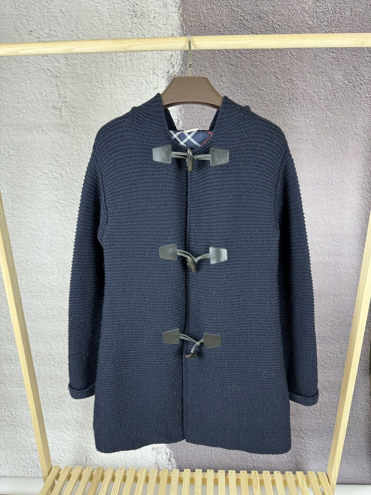 Paul & Shark Paul & Shark blue duffle long cardigan wool knitwear Size US S / EU 44-46 / 1 - 1 Thumbnail