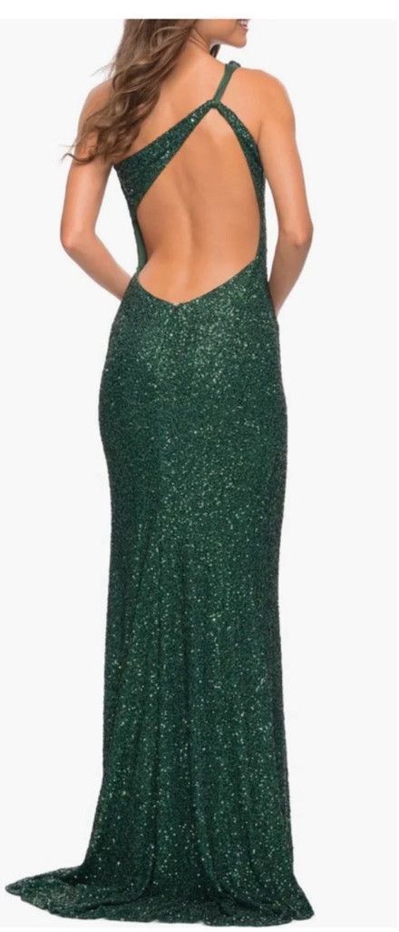 Other Women's La Femme Green Sequin Gown Size 8 Size M / US 6-8 / IT 42-44 - 2 Thumbnail
