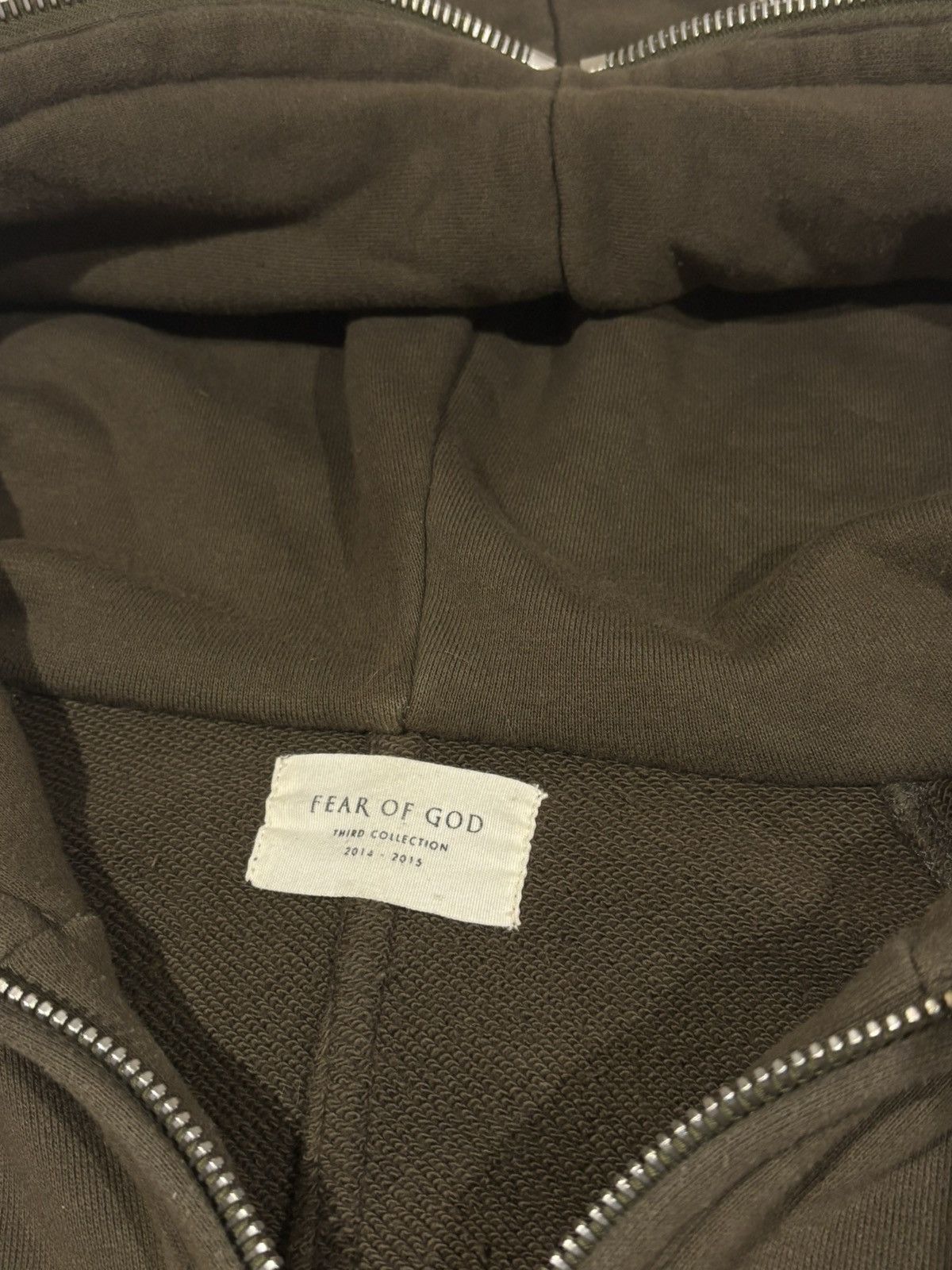 Fear of God Fear of god collection 3 full zip hoodie Size US L / EU 52-54 / 3 - 3 Thumbnail
