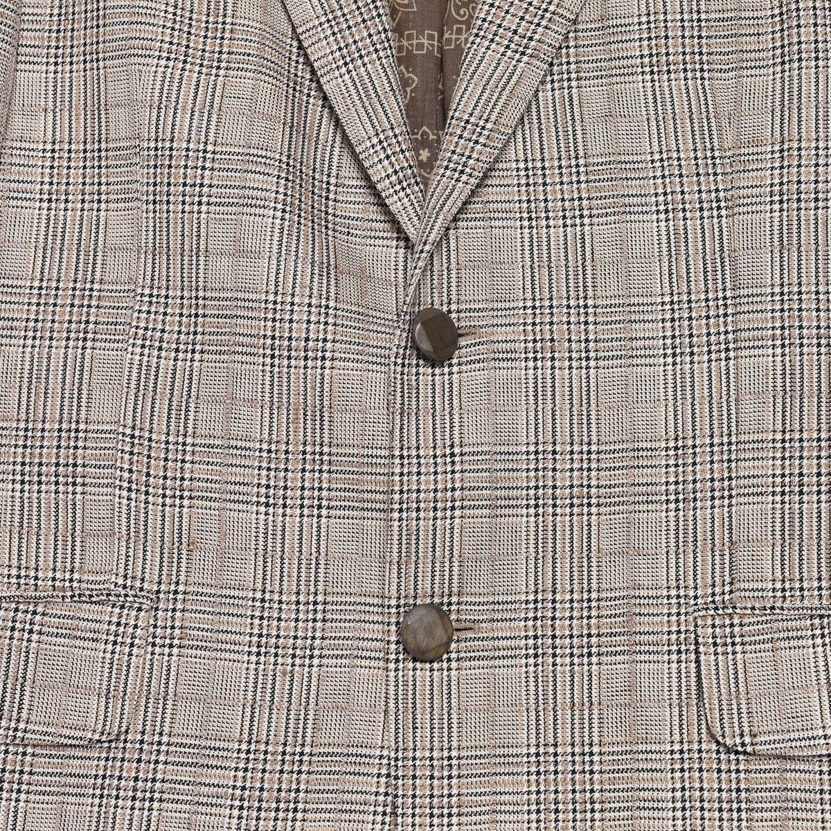 Etro Etro Linen Bandana Canvas Blazer Jacket Size 42R - 4 Thumbnail