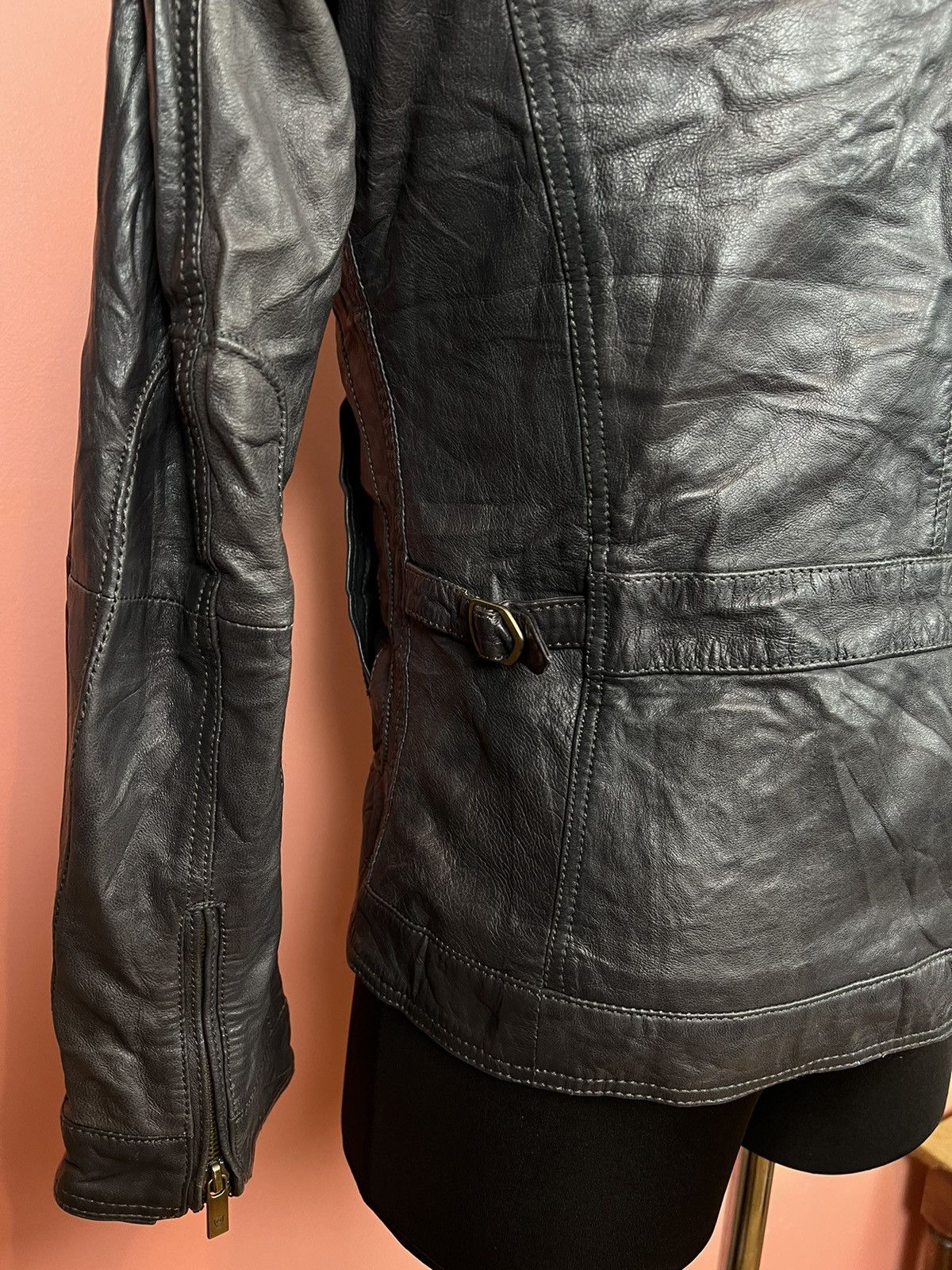 Massimo Dutti Massimo dutti leather jacket hype classic Size US S / EU 44-46 / 1 - 13 Thumbnail