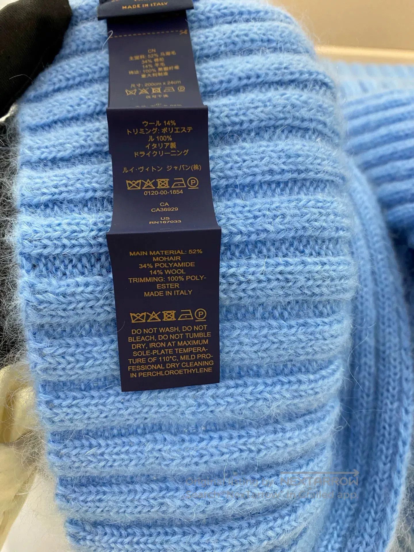 Louis Vuitton Louis Vuitton Mohair Scarf. Size ONE SIZE - 4 Thumbnail