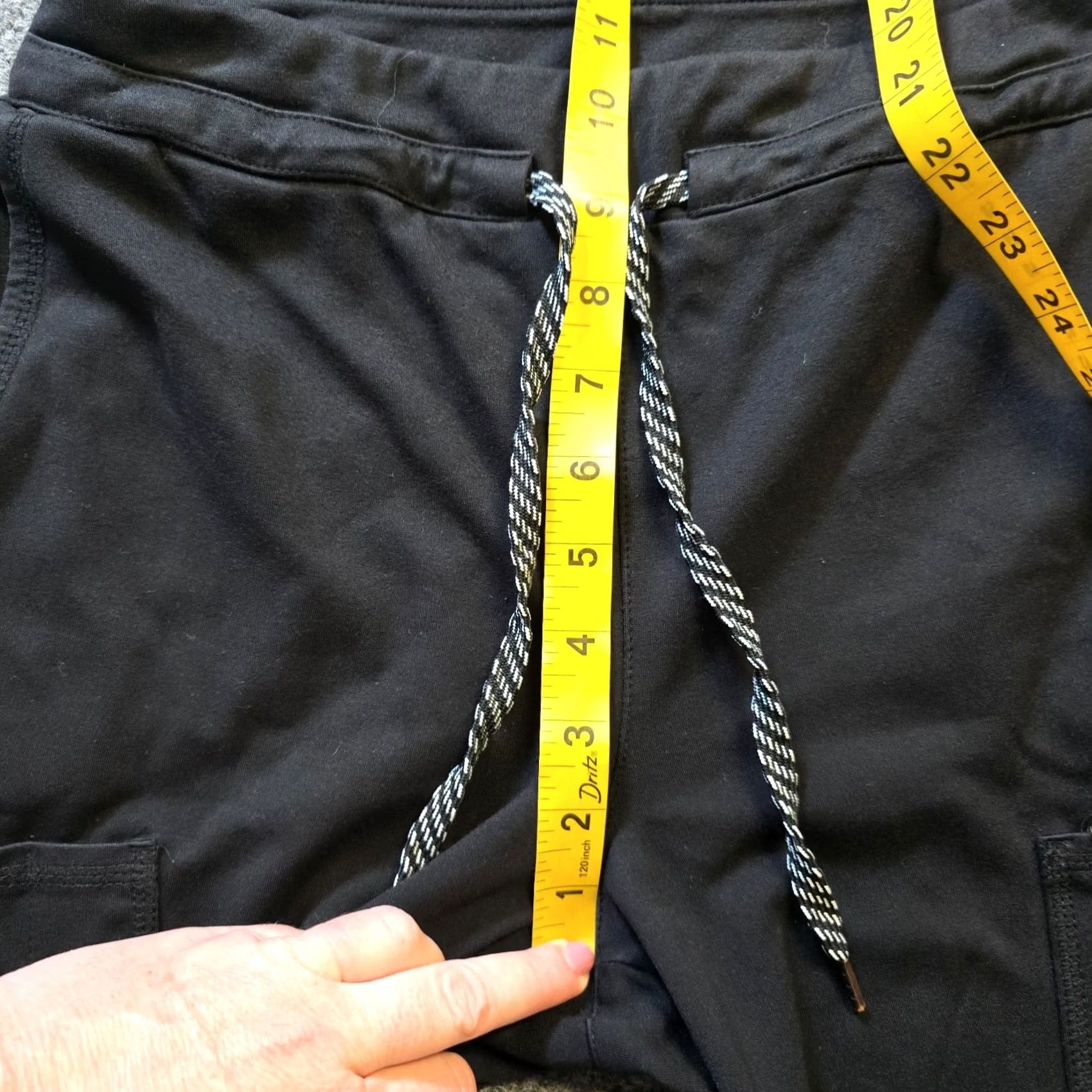 Vintage Jaanuu Pants Womens Medium Black Pull On Pockets Nursing Medical Basic Comfort Size 32" / US 10 / IT 46 - 6 Thumbnail