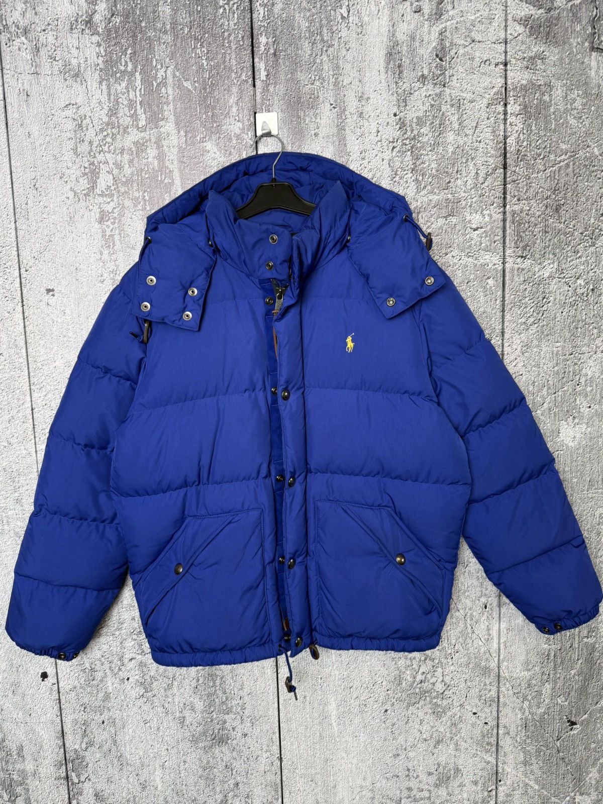 Polo Ralph Lauren Polo Ralph Lauren Men's Royal Blue Puffer Down Hooded Jacket Size US M / EU 48-50 / 2 - 11 Thumbnail