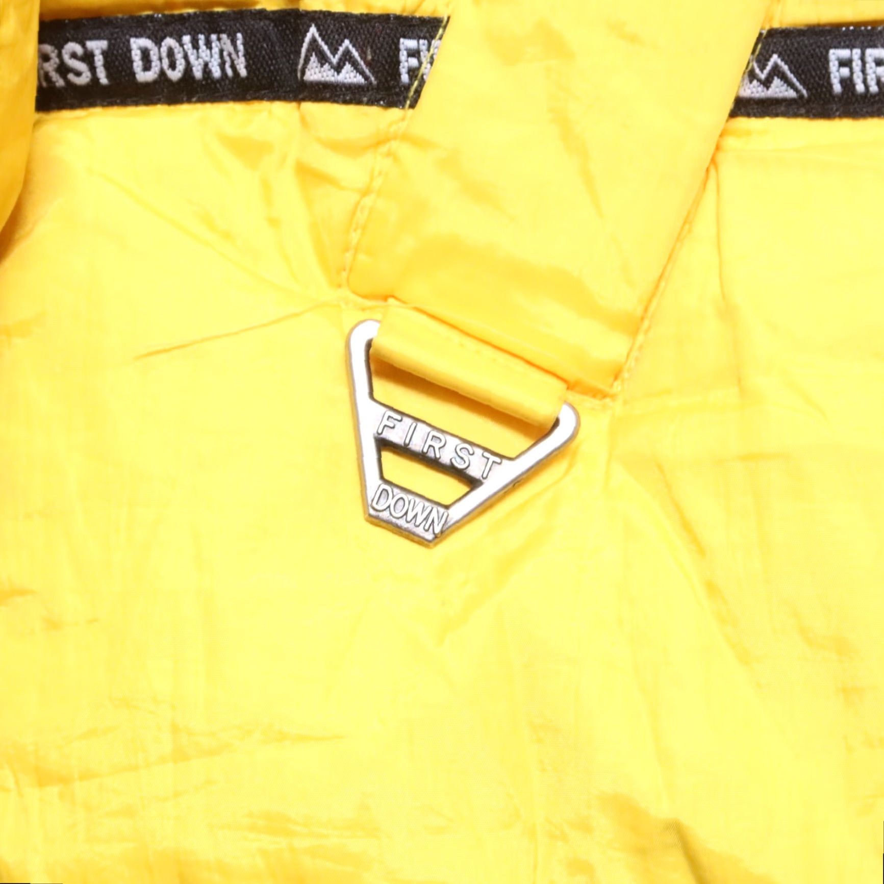 Vintage Vintage First Down Puffer Jacket Men's M Yellow 90s Logo Han? Size US M / EU 48-50 / 2 - 4 Thumbnail