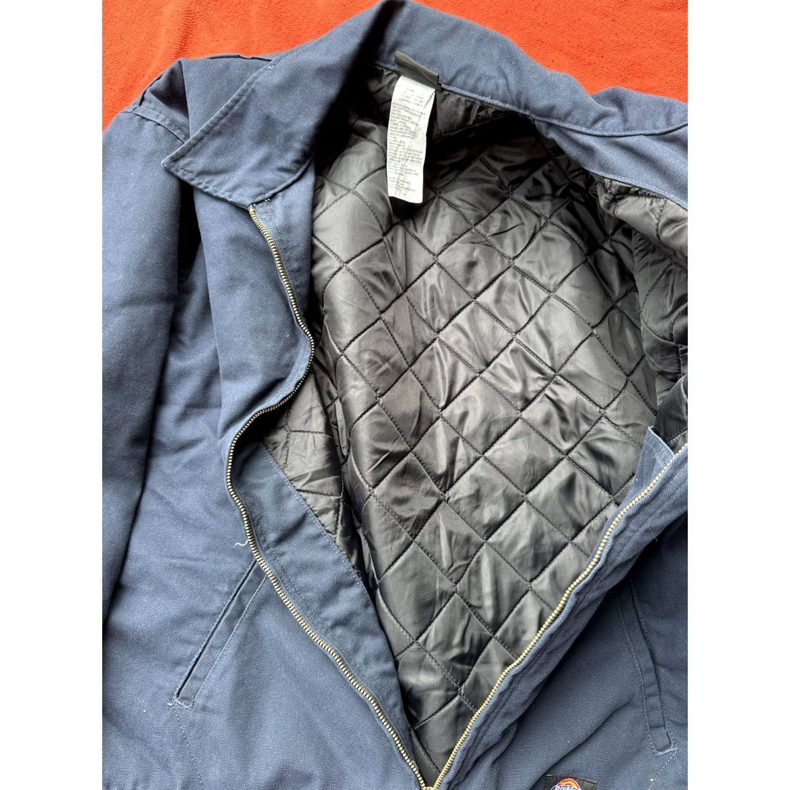 Dickies VINTAGE Dickies Eisenhower Work Jacket Quilted Lined Zip Front NWT Men 2X Navy Blue Jacket Mens Size US XXL / EU 58 / 5 - 6 Thumbnail