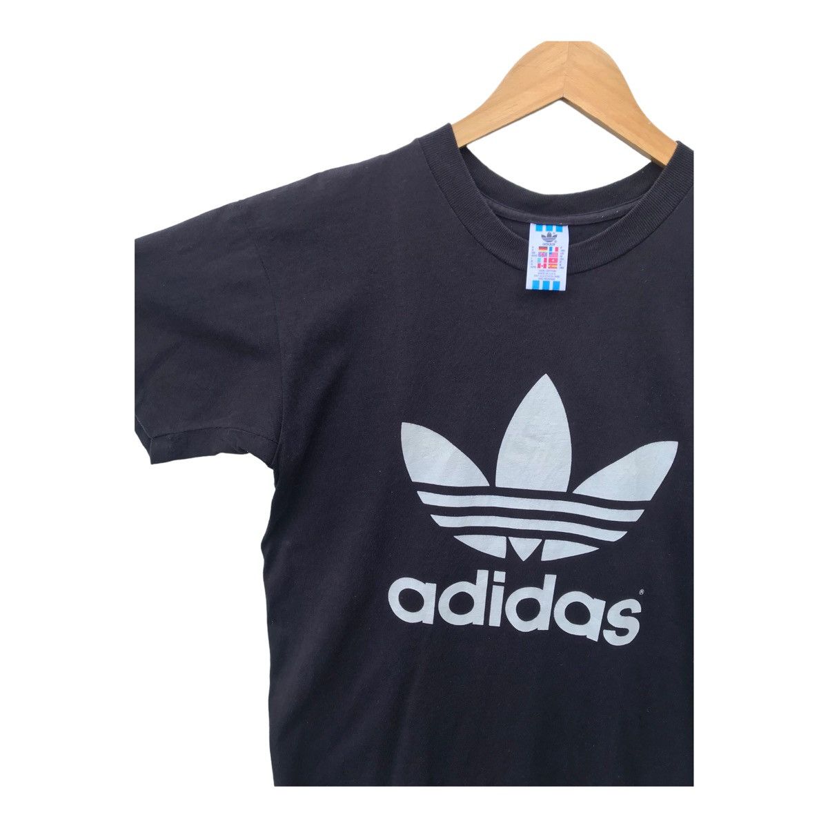 Vintage Vintage Adidas Big Logo Made in Usa Shirt Size US M / EU 48-50 / 2 - 4 Thumbnail
