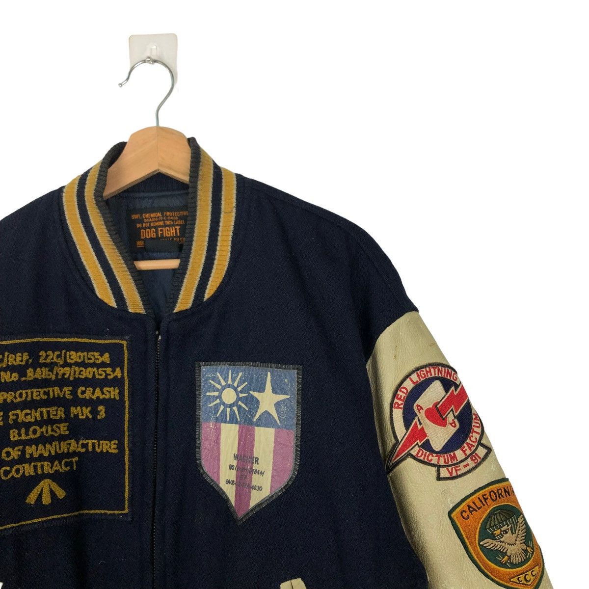 Toyo Enterprises 🔥80s VARSITY JACKET SPECIAL UNIFORM LEATHER TOYO ENTERPRISE Size US M / EU 48-50 / 2 - 6 Thumbnail