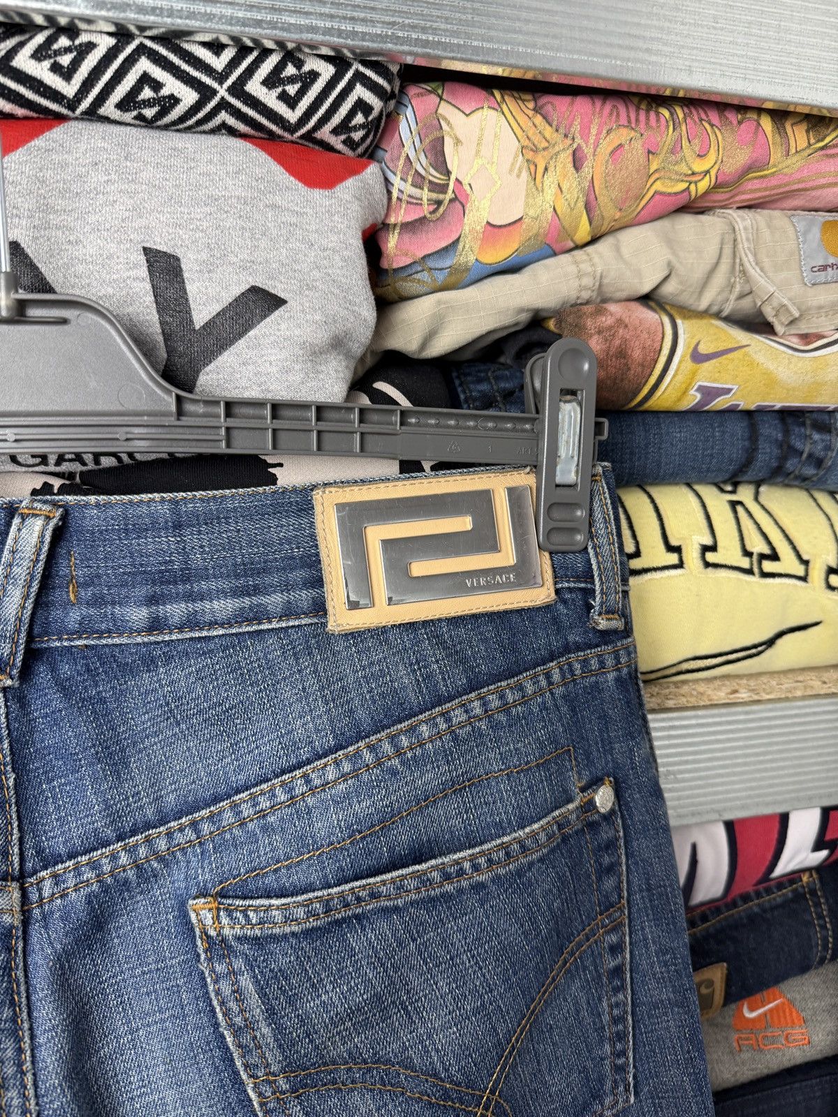 Versace Luxury Opium Versace Metal Medusa Denim Vintage Jeans Pants Size US 34 / EU 50 - 11 Thumbnail