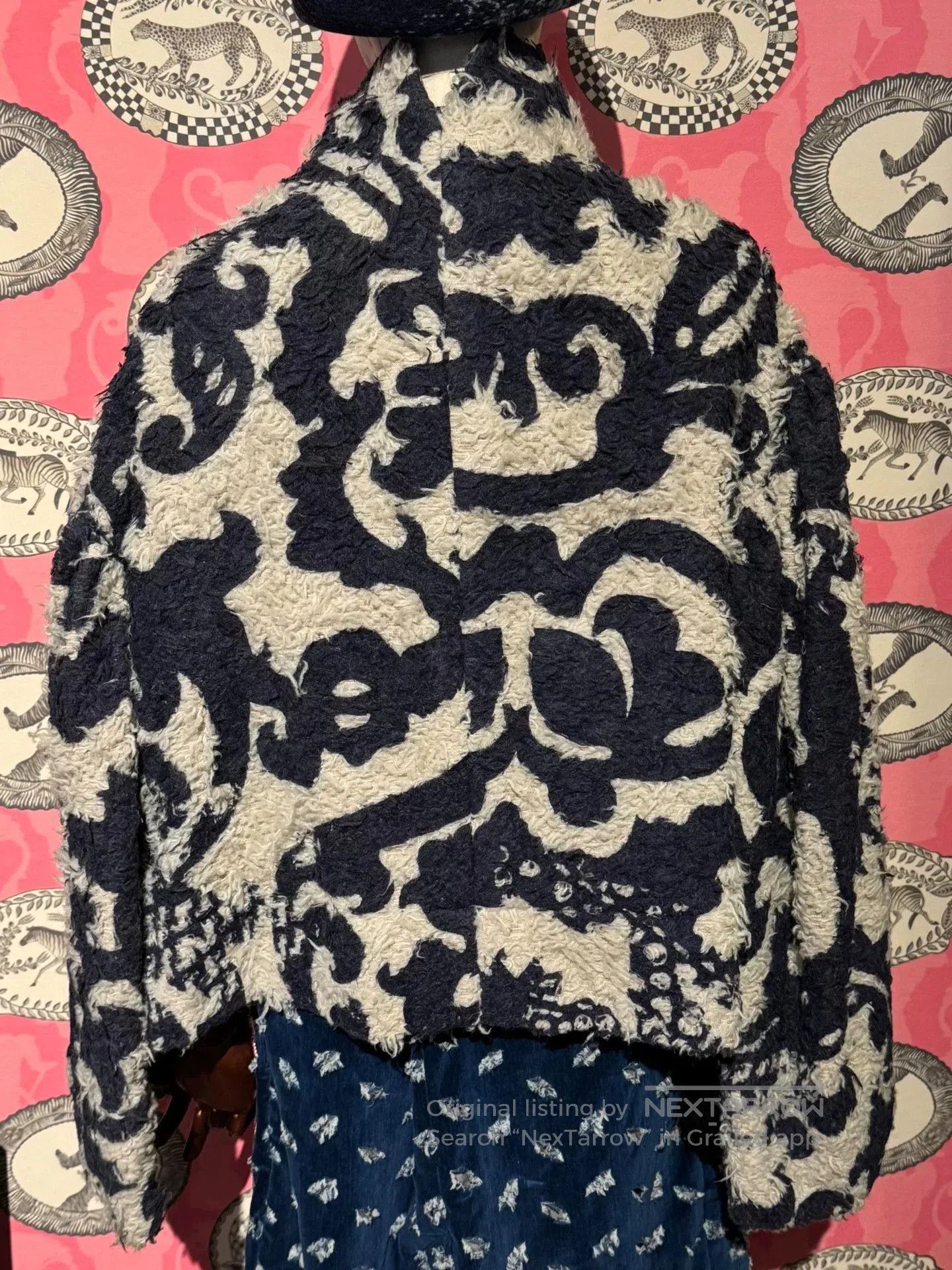Vivienne Westwood vivienne westwood navy patterned wool coat. Size M / US 6-8 / IT 42-44 - 3 Thumbnail