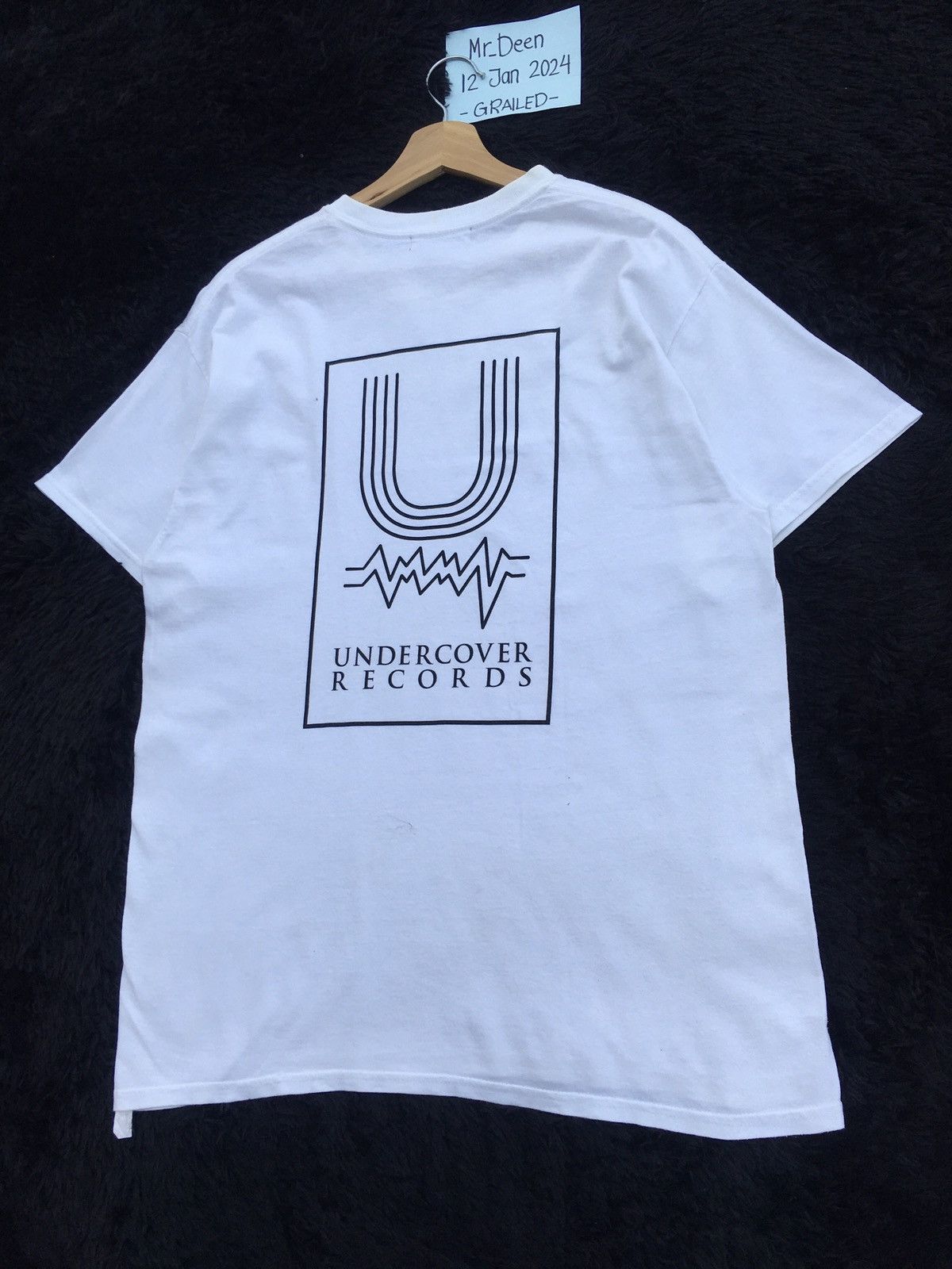 Undercover Rare UNDERCOVER Records “WAHNFRIEDEN” Spellout Tshirt Size US L / EU 52-54 / 3 - 19 Thumbnail