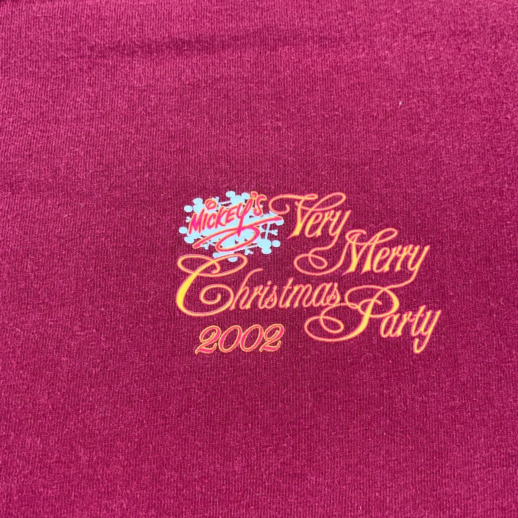 Disney VINTAGE Disney Mickey Mouse Shirt Men Large Red Long Sleeve 90s Christmas Party 2008 Mens Size US L / EU 52-54 / 3 - 6 Thumbnail
