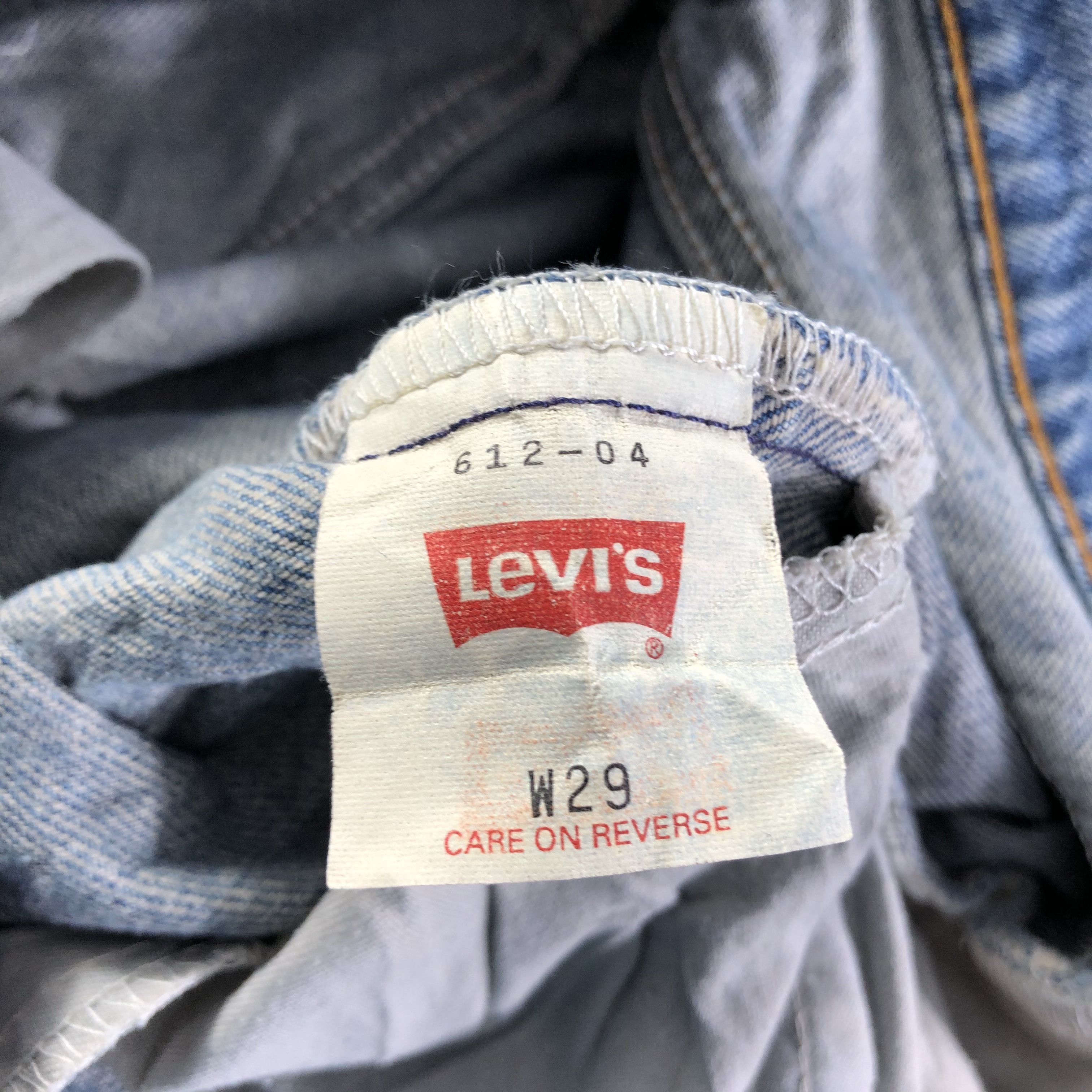 Levi's Vintage Blue Wash Levis 612 Jeans-J3771 Size US 28 / EU 44 - 11 Thumbnail