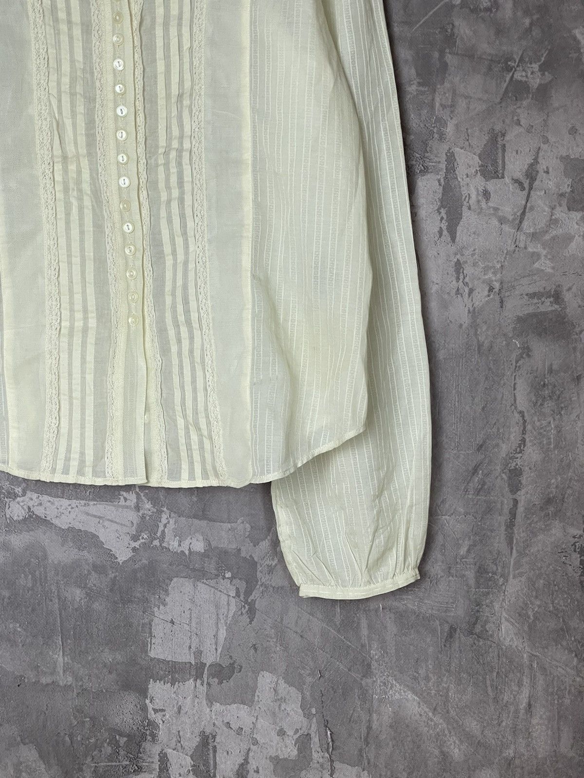 Denim & Supply Ralph Lauren × Polo Ralph Lauren Ralph Lauren Denim And Supply Italian Old Money Blouse Size L / US 10 / IT 46 - 6 Thumbnail