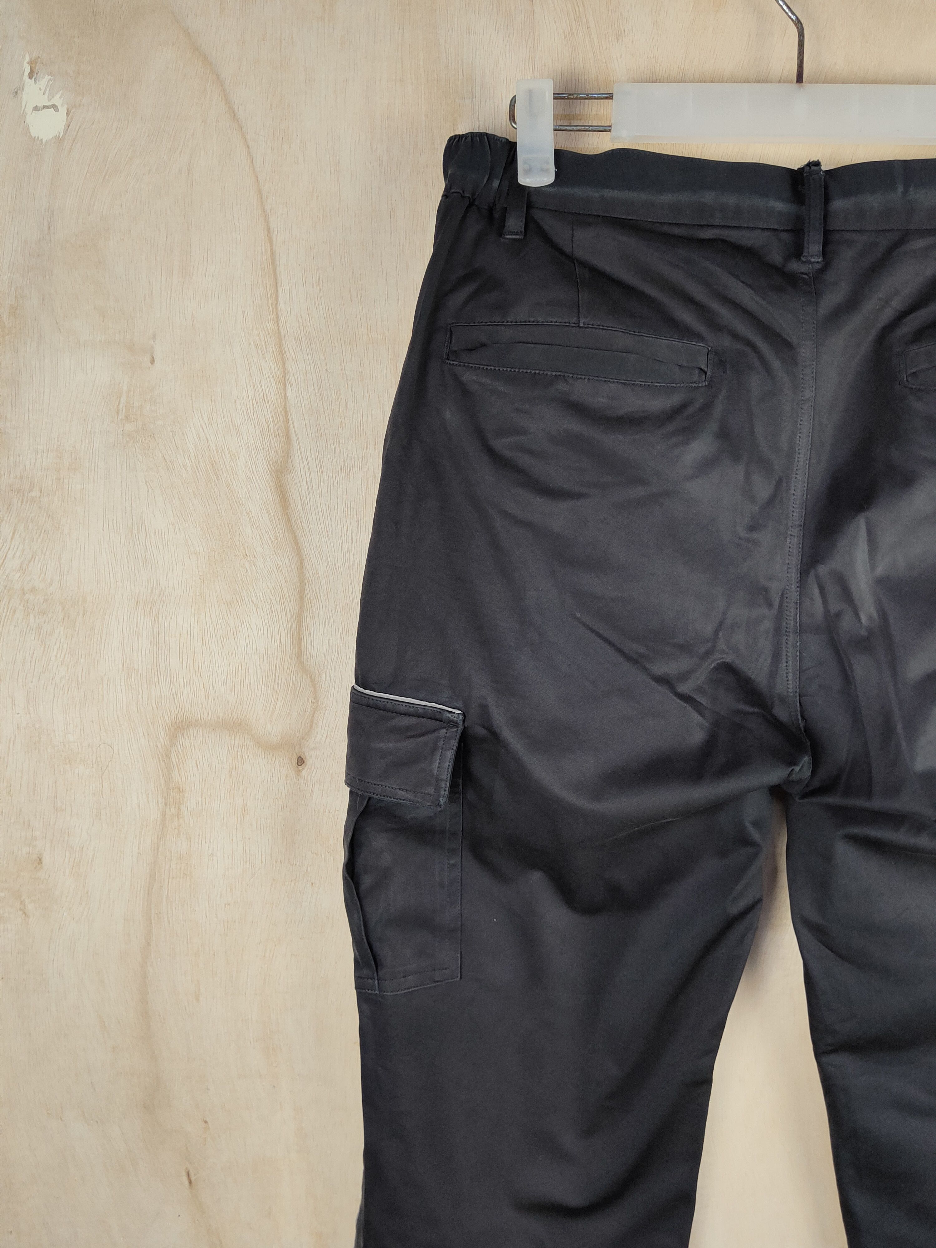Japanese Brand Japanese Brand Black Faded Multipocket Cargo Pants #S2406 Size US 30 / EU 46 - 9 Thumbnail