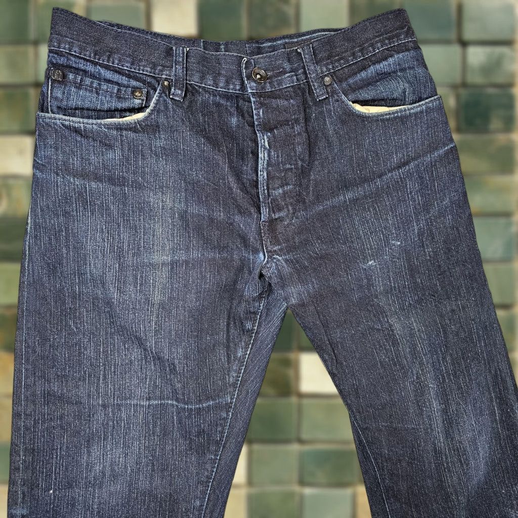 VINTAGE Levi's Warhol Factory x Levi's Private Stock Jeans Mens 30x28 34x32 Shrunk Selvedge Straight Blue 5-Pocket Mens Jeans