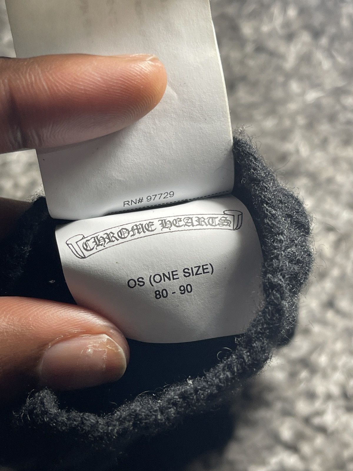 Chrome Hearts CHROME HEARTS CASHMERE CROSS PATCH GLOVES Size ONE SIZE - 7 Thumbnail