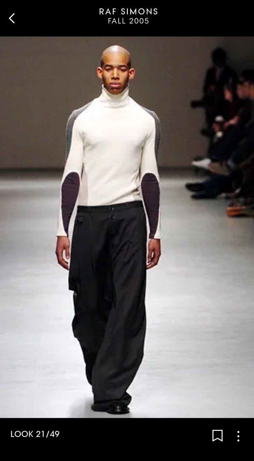 Raf Simons Raf Simons A/W 05-06 Abstract color block turtleneck sweater Size US S / EU 44-46 / 1 - 2 Thumbnail
