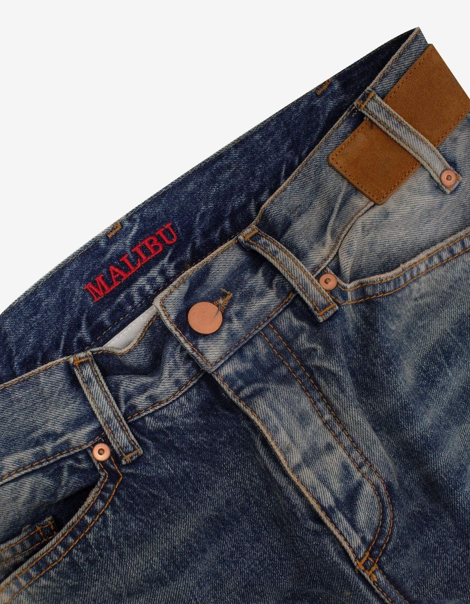 Light Blue Malibu Distressed Jeans