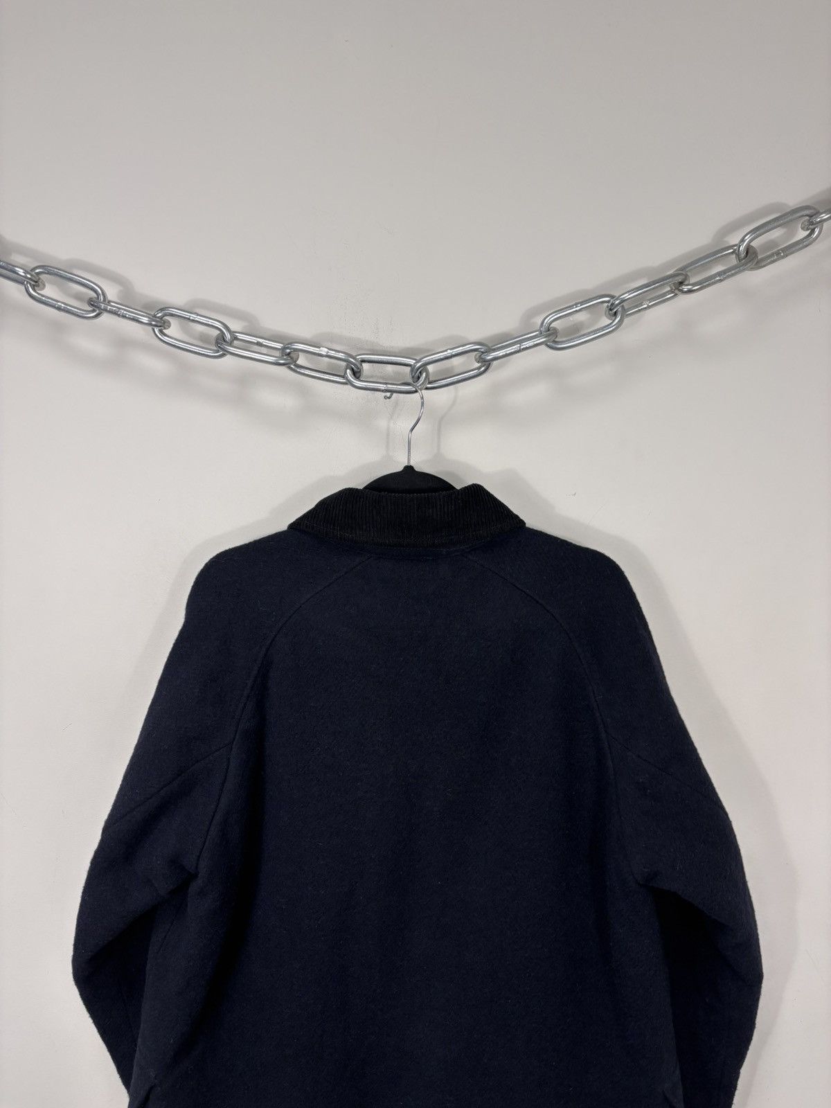Arket Arket Men’s Navy Blue Wool Car Coat Corduroy Collar Size US S / EU 44-46 / 1 - 20 Thumbnail