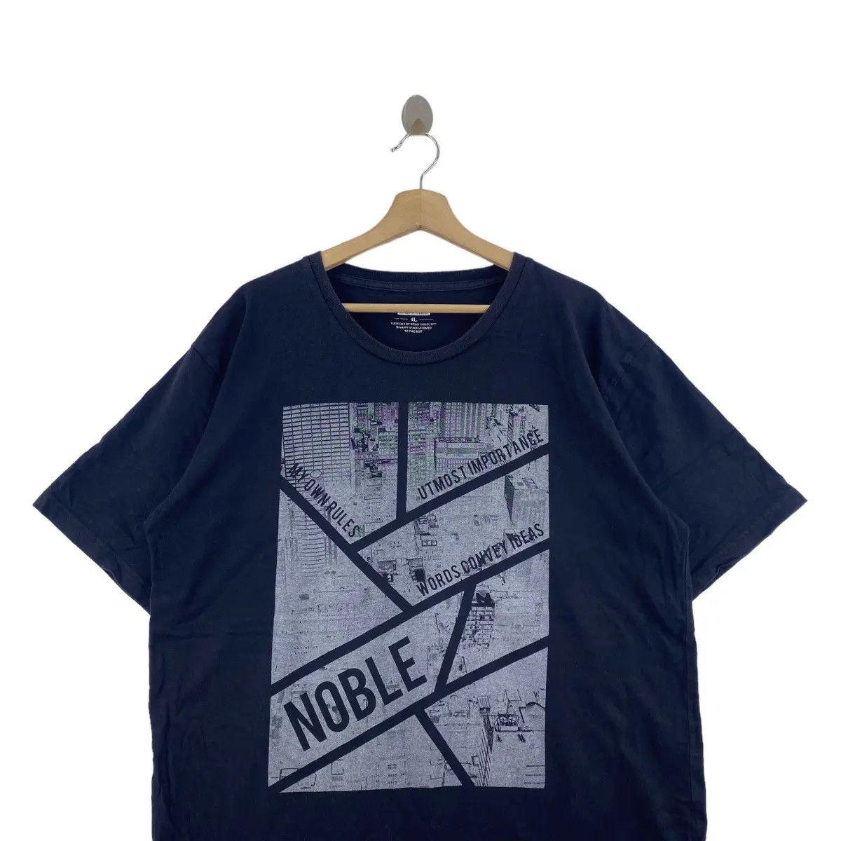 Vintage RALPH EVANS NOBLE Authentic Garments Tee Shirt Top Utmost Size US XXL / EU 58 / 5 - 2 Thumbnail
